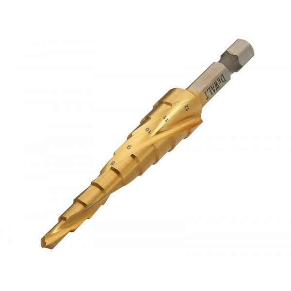Свердло конус ступінчаст.по металу DeWalt,d-6-18мм