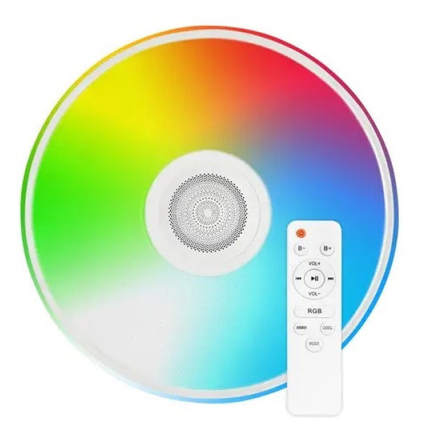 Світ круг наклад 80W 3000-6000К RGB c д/у зBTмуз