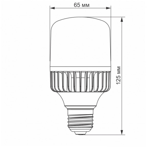 Лампа A65 20W E27 5000K Videx VL-A65-20275