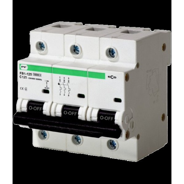 Автомат 3P/125A C 10kA FB1-125 ECO Промфактор