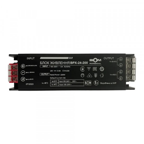Трансформатор для свет.ленты 200W 24V Prof Biom BPX-24-200 8A