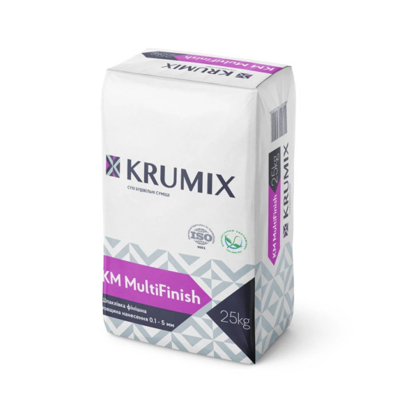 Шпаклівка гіпсова KM MultiFinish KRUMIX (25кг)