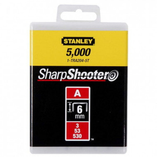 Скоби для степлера  6х11,3мм тип A (1000шт) STANLEY
