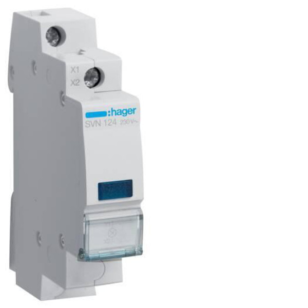 Індикатор LED синій 1P, Hager SVN124