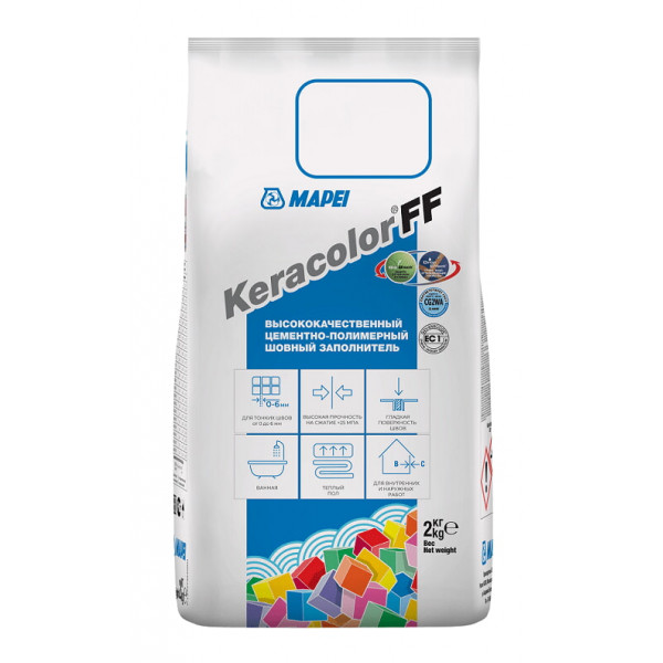 Кольор. шов Keracolor FF 113 ALU/2, Сірий цемент Mapei 113