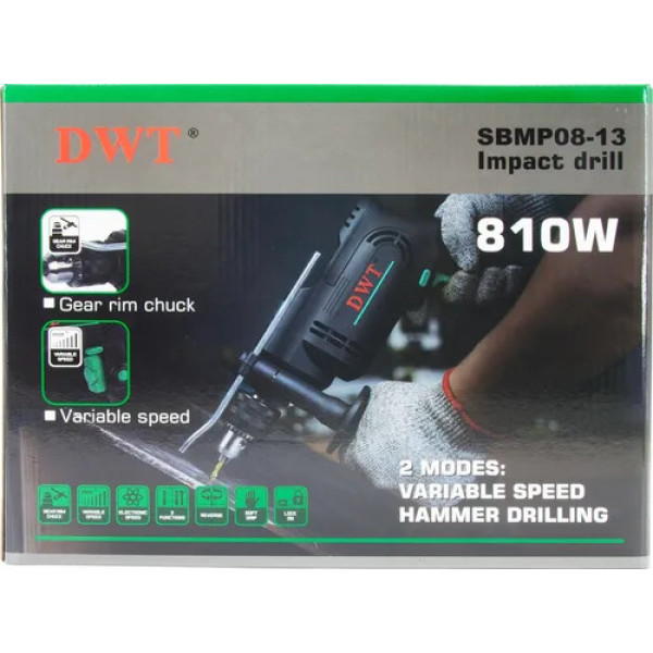 Дриль ударна 810Вт DWT SBMP08-13