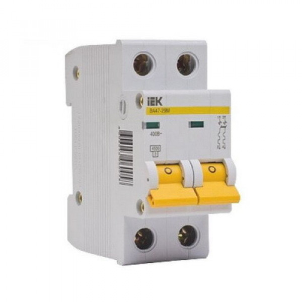 Автомат 2P/20A С BA47-29 IEK