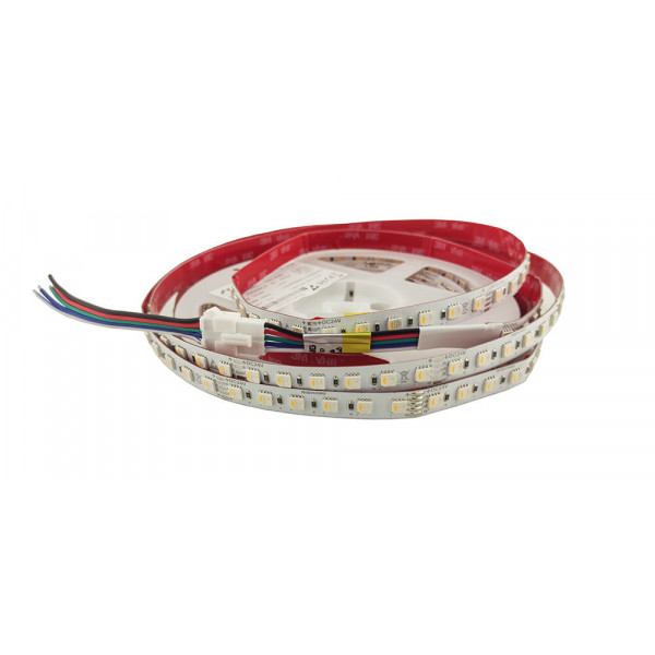 Стрічка світ 5050-84-IP20-12-24V RGB 17,6W 5м4000К