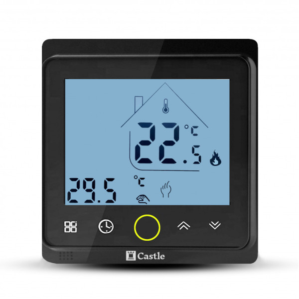 Терморегулятор Castle AC603H (WIFI) чорний AC603HB