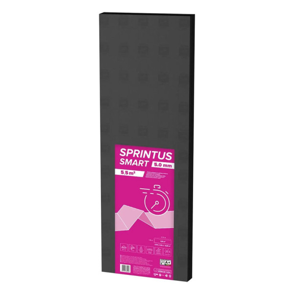 Підложка 5мм(0,47 кв.м 1,18.м * 0,39 м) чорна 5,55 Sprintus XPS