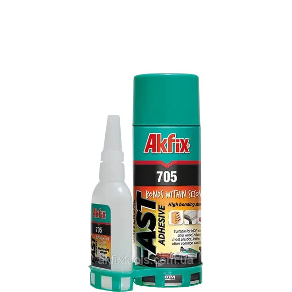Клей-експрес Akfix 705/200мл +50г активатор