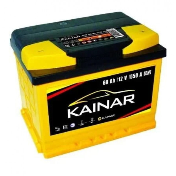 Аккамулятор 60Ah-12v Kainar Standart 242x175x190