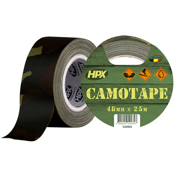 Стрічка армована одност. 48мм х25м HPX CAMOTAPE CA5025