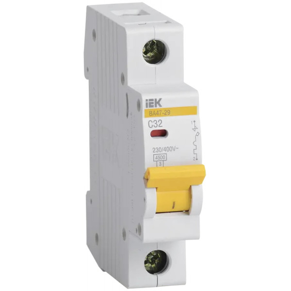 Автомат 1P/32A С BA47-29 IEK