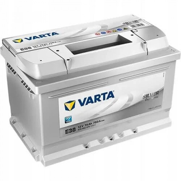 Акамулятор 74Ah-12v Varta SD(E38) 278x175x175