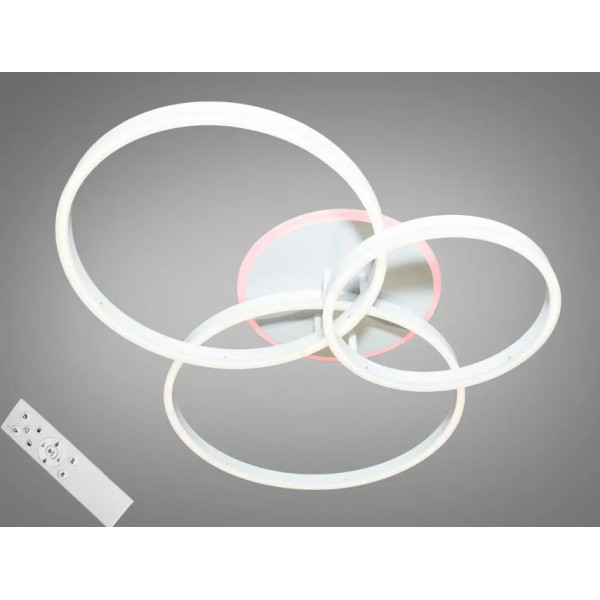 Світлодіодна люстра 125W A3006/3 WH LED 3color