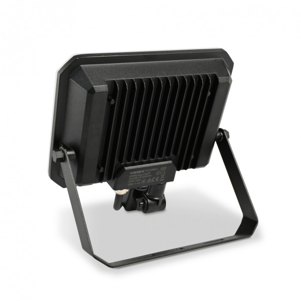 Прожектор 50W 5000K F3 пр/уд чорн з датч рух Videx VLE-F3-0505B-S