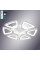 Світлодіодна люстра Svetcomplect ROOM 120W 6TR