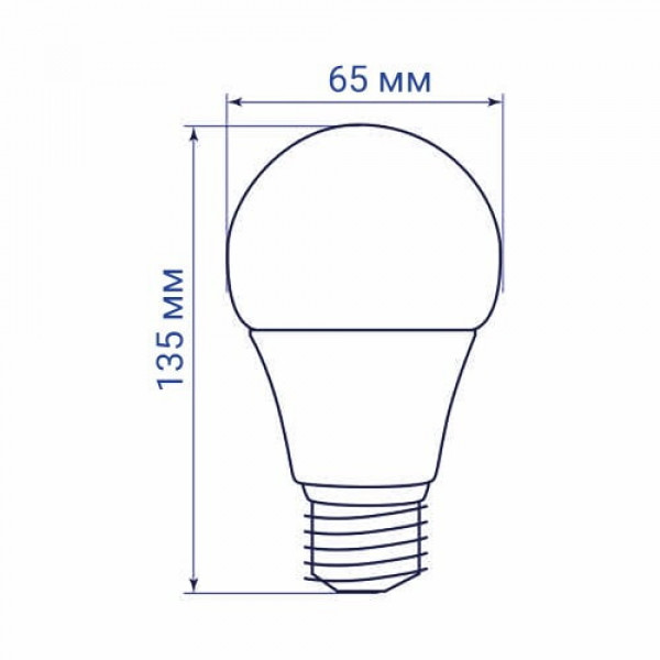 Лампа A65 18W E27 6500К Feron LB-918