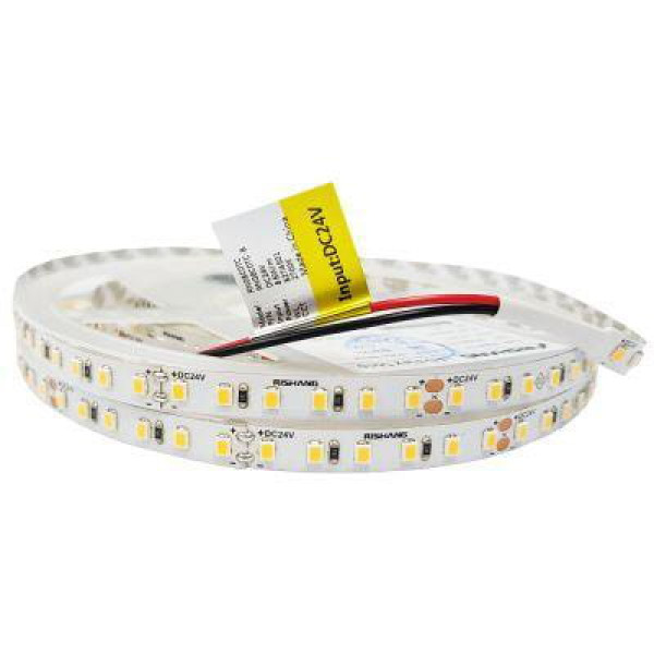 Стрічка світ 2835-120-IP33-8-24V 8.6W 1м4000К Rish RN08C0TC/1м
