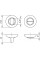 Ручка поворотна BK6 RM SN/CP-3 (сатен/хром) FUARO