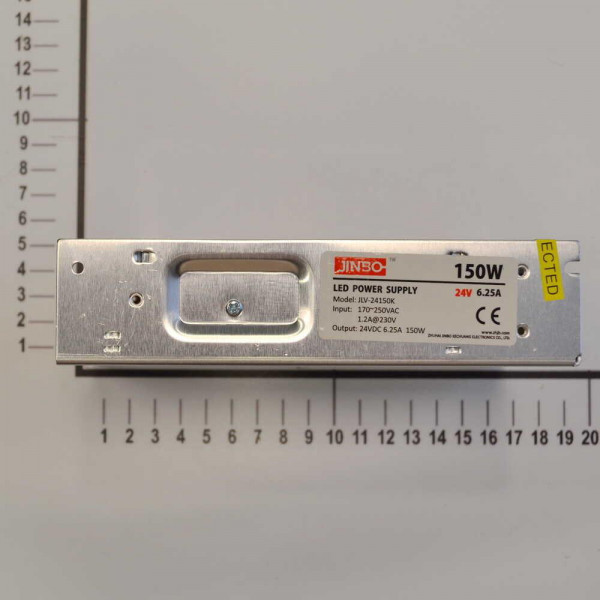 Трансформатор для свет.ленты 24V 150W Jinbo JLV-24150K