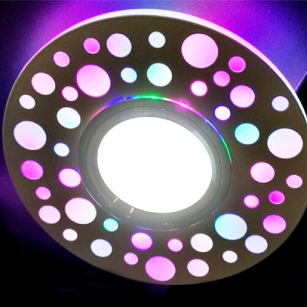 Светильник MR16/G5.3 прозрачный с подсветкой Fero CD989белый