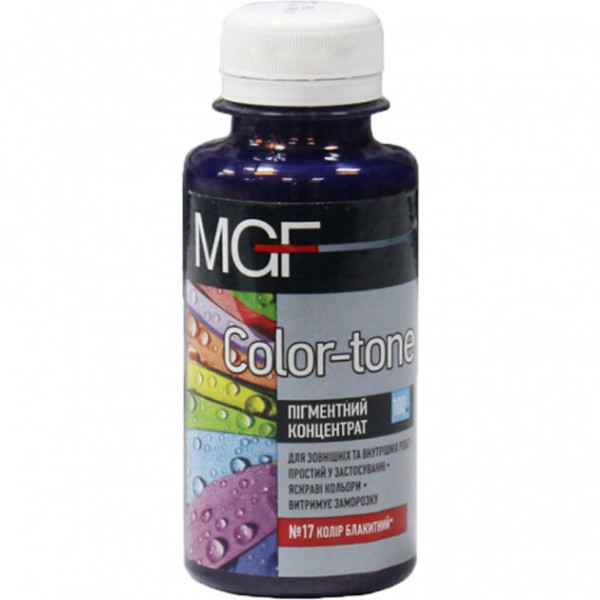Пігмент Color-Tone MGF 100мл №17 Блакитний MGF №17