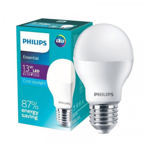 Світлодіодна лампа Лед Е27 Philips 13Вт 3000К А60