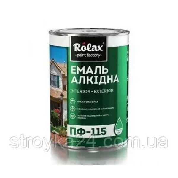 Емаль ПФ-115 сіра 0,25кг Ролакс