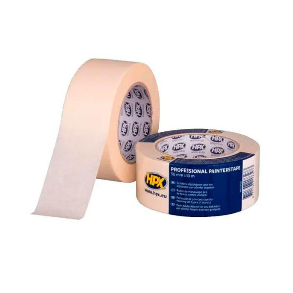 Стрічка малярна 50мм х 50м HPX біла кремова MA5050
