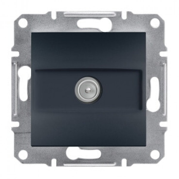 Розетка TV Schneider антрацит (Asfora) EPH3200171