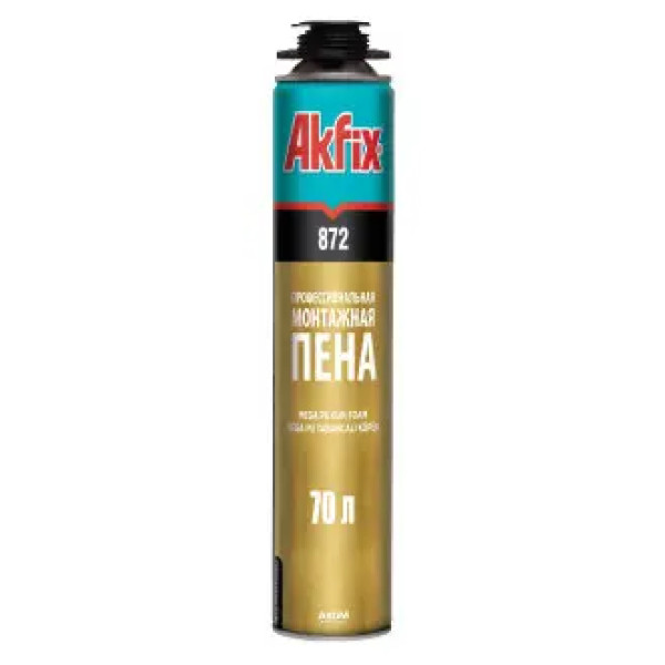 Піна монтажна Akfix SUPER MEGA 70л. (850мл/1035гр)