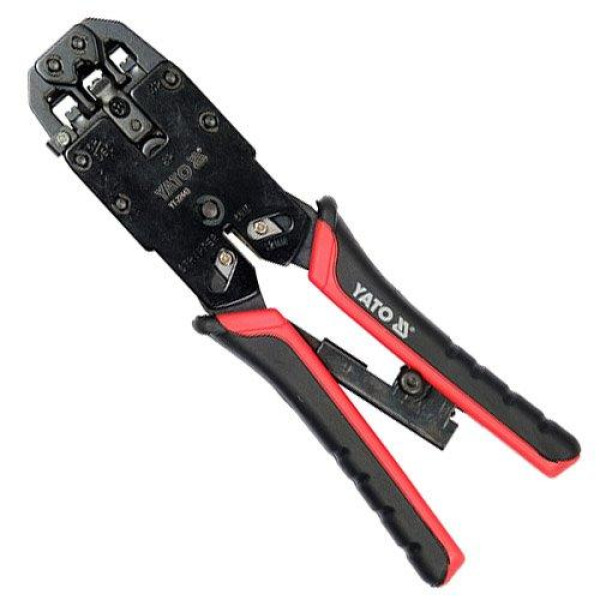 Кліщі для обтискання проводів RJ45 l=205мм Yato YT-22443