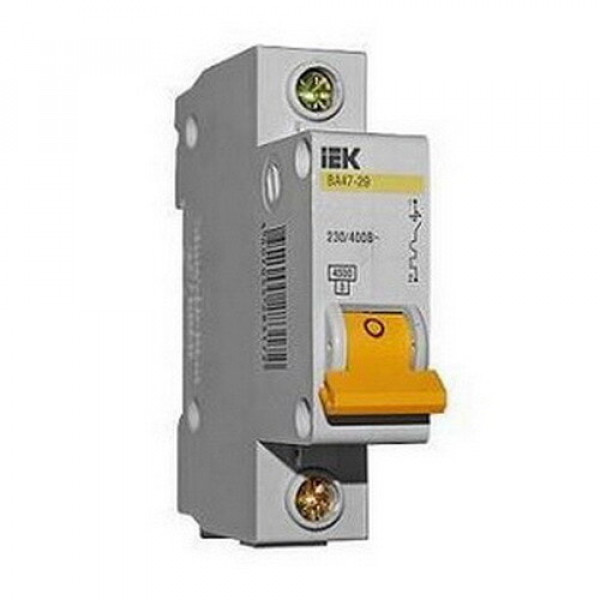 Автомат 1P/50A С BA47-29 IEK