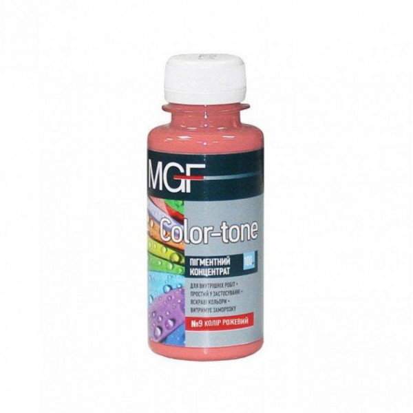 Пігмент Color-Tone MGF 100мл № 9 Рожевий MGF № 9