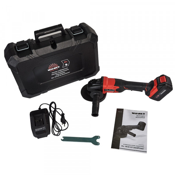 КШМ 125 акумуляторна Vitals 18В SL+ (1ак та зар.п) ALs 18125 Kit