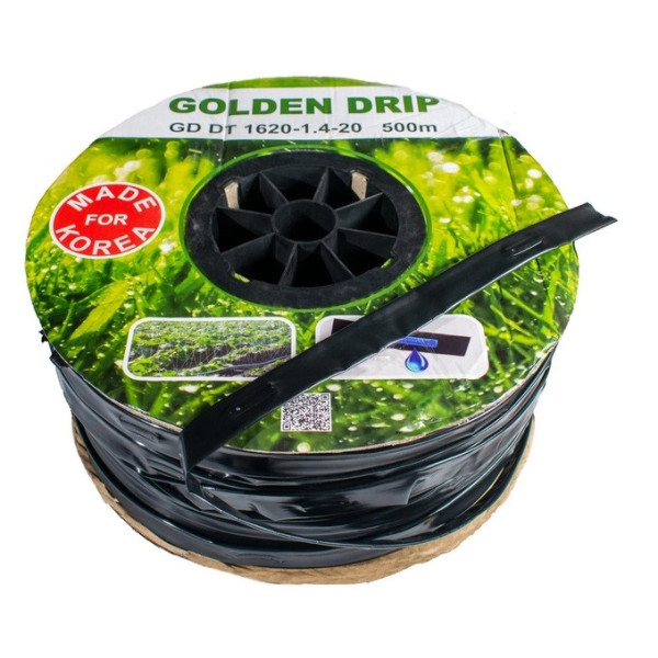 Крапельна стрічка 7мл/10см Garden Drip 100м бухта 1047711