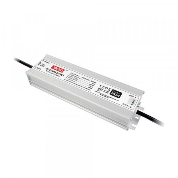 Трансформатор для свет.ленты гермет 24V200W Jinbo JLV-24200KA-L