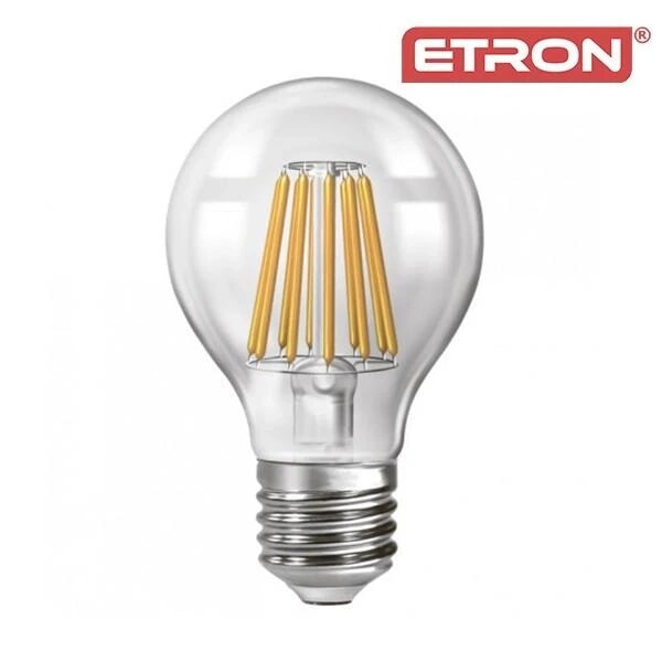 Лампа A60 12W E27 3000K ETRON Filament 1-EFP-105