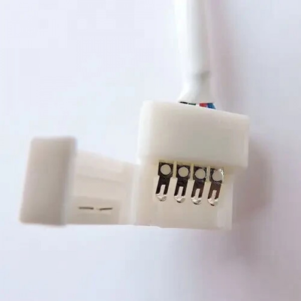 Конектор для Led стріч 10мм RGB зажим-дріт-зажМама SC-10-SWC-4