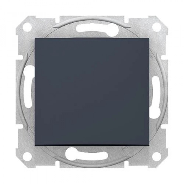 Вимикач 1-й Schneider графіт (Sedna) SDN0100170Уцінк