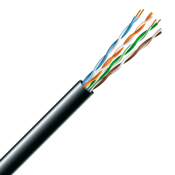 Кабель ЗЗЦМ UTP Cat.5E PE 4х2х24 0.51мм AWG Outdoo U PE AWG