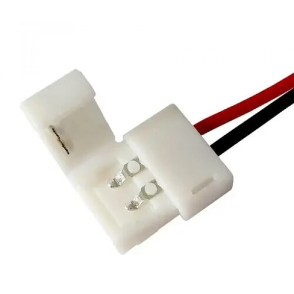 Конектор для Led стрічки 8мм (зажим-провод) Biom SC-04-SW-8-2