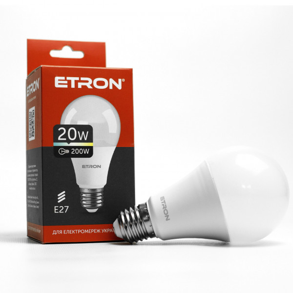Лампа A70 20W E27 4200K ETRON 1-ELP-002