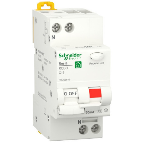Діф вим 1Р+N/16A/30mA/A SCHNEIDER RESI9 R9D55616