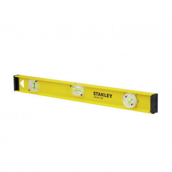 Рівень  80cм 3 вічка STANLEY PRO 180 металевий