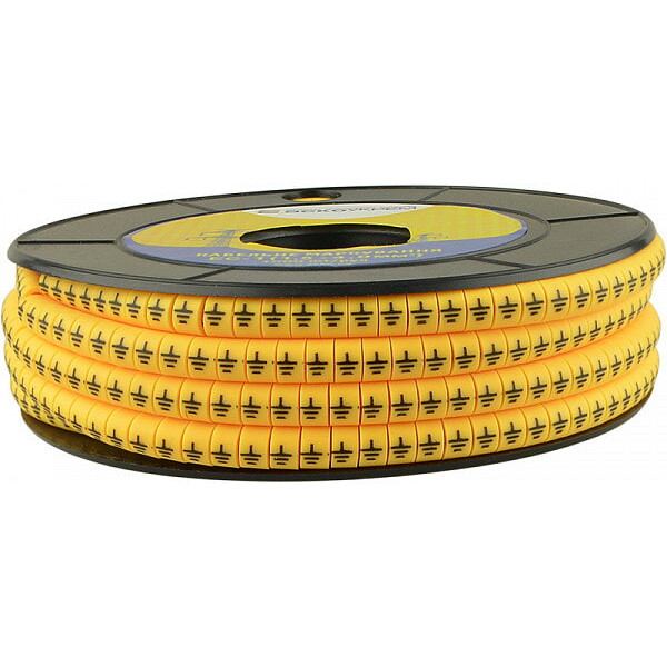 Маркування кабельне EC-1 1,5-4мм2 5x7 (земля) Аско A0150080065