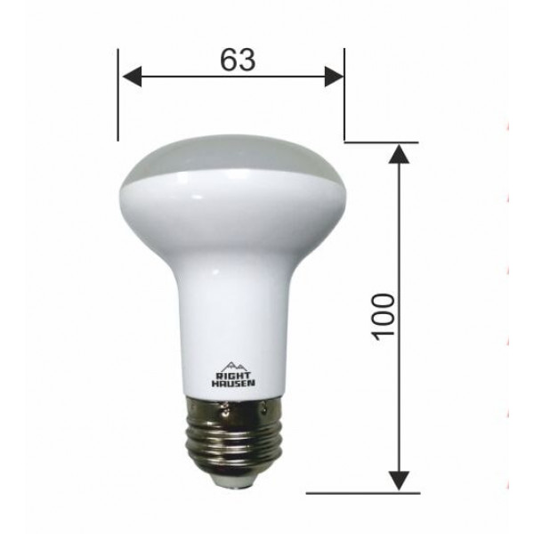 Лампа R63 9W E27 4000K RH HN-153030