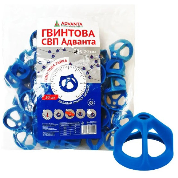 Гайка СВП гвинтова 50шт. 120900